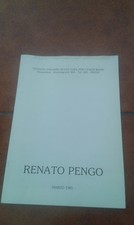 RENATO PENGO CATALOGO MOSTRA PERSONALE AMSTERDAM ISTITUTO ITALIANO CULTURA 1985