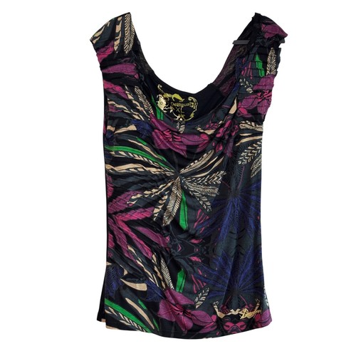 Top smanicato desigual - top,