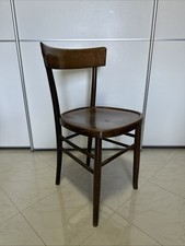 SEDIA ARTIGIANALE IN NOCE ANNI 50 VINTAGE!!