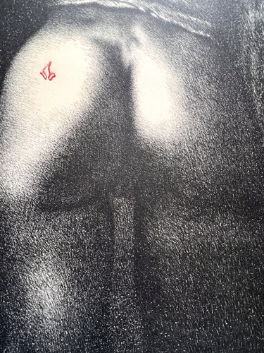 Omar galliani litografia - omar,
