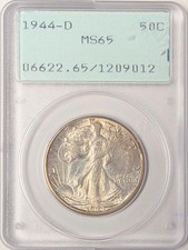 1944 D Walking Liberty mezzo