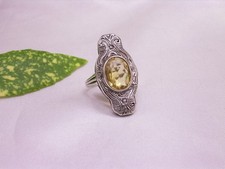 ANELLO ART DECO IN ARGENTO 925