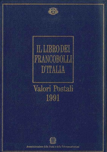 Libro dei francobolli 1991 - libro,