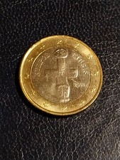 moneta un 1 € euro CIPRO 2008 - circolata OTTIMA