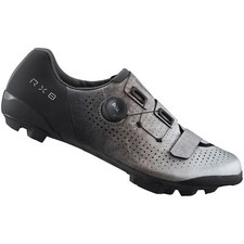 Shimano GRAVEL Clipless Scarpe Uomo Carbonio SH-RX801 BOA MTB Ingranaggio Ciclismo - Argento