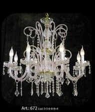 LAMPADARIO IN CRISTALLO