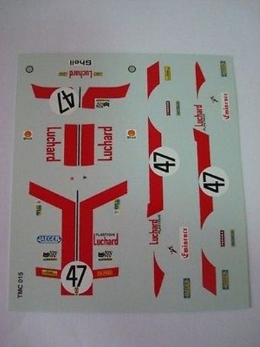 Decals kit ferrari 365 - 1/43,