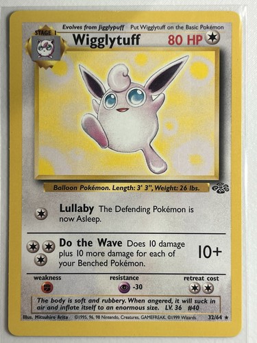 Pokémon wigglytuff raro - wigglytuff,