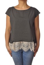 Maxi Tshirt con riga fine e