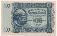 100 DRACME OCCUPAZIONE