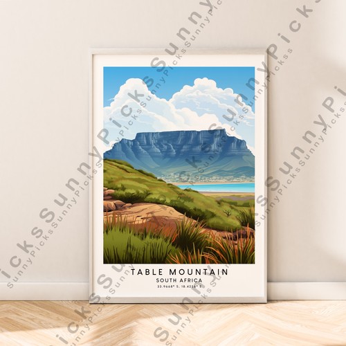 Tavolo mountain illustrazione - mountain,