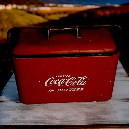 Coca cola 1956 ghiacciaia - coca-cola,