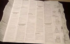 FOGLIO ISTRUZIONI ARIETE FRULLATORE BLENDY  - ORIGINALE