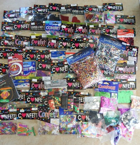 Confetti packs huge selection - packs,