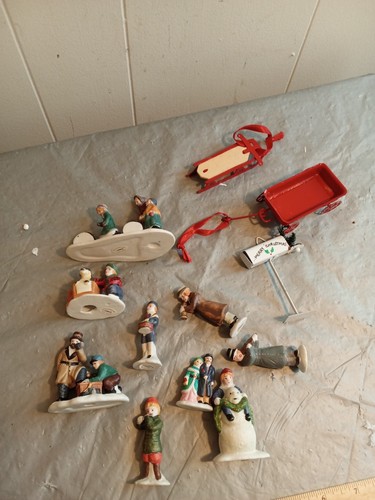Lotto statuine villaggio - , di