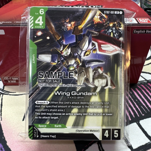 Gundam card game demo half - game,