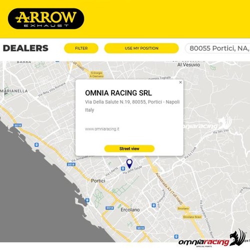 Scarico arrow pro race acciaio - arrow, pro-race