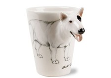 Blue Witch Handmade Coffee Mug Bull Terrier - A Great Gift For Dog Lovers!