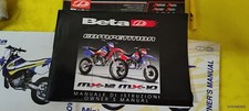BETA MINICROSS E MINITRIAL 50,107 e 125 4T USO E MANUTENZIONE ORIGINALI 4 PEZZI