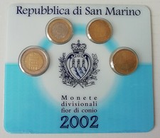 Monete san marino - marino, 2002