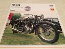 Carte moto Triumph 500 model