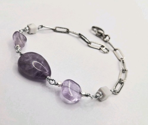 Bracciale acciaio con - bracciale,