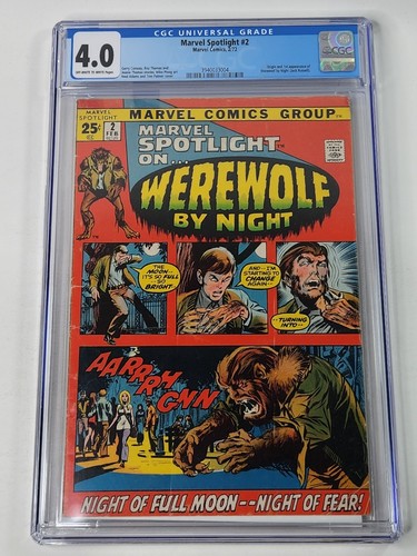 Marvel spotlight cgc - marvel, 4.0