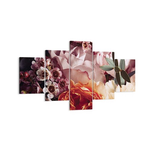 Quadro tela 125x70cm - tela, fiori