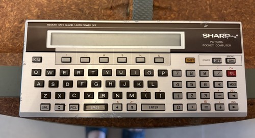 Pocket computer sharp 1500a - computer, pc-1500a
