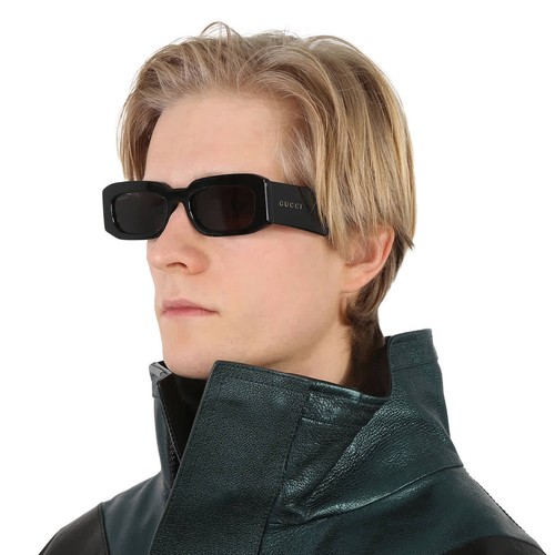 Gucci grey rectangular men - grey,