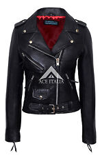 Giacca donna pelle nera San