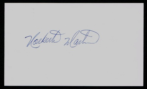 Norberto martin autografo - norberto,