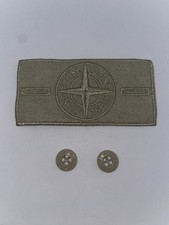 Badge/Patch Stone Island beige con bottoni #26