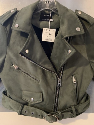 Giacca moto biker eco - moto, eco-camoscio