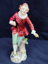 Antica Statuina In Porcellana A Cera Persa 