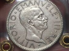 MONETA REGNO D’ITALIA 20 LIRE LITTORE 1928 A VI RARA PERIZIATA ERPINI BB/SPL