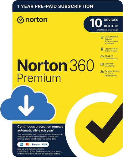 Norton 360 premium 2026 - 360, 10