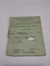 Piaggio Ciao 1983 Libretto NO