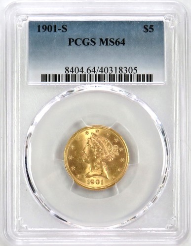 1901 oro usa 5 - 1901, $5