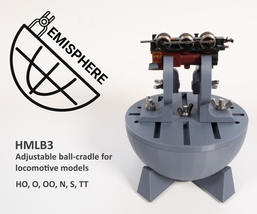 Model railway hemisphere - model,