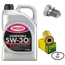 Kit filtri olio motore Meguin 5W-30 5 litri + vite per Audi Seat Skoda VW Polo