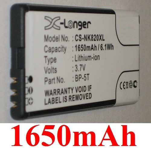 Batterie 1650mah tipo 5t - batterie, bp-5t