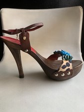 sandalo donna tacco alto plateau