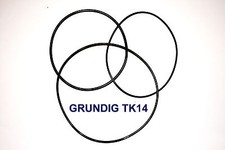 SET CINGHIE GRUNDIG TK 14 REGISTRATORE A BOBINE BOBINA NUOVE FRESCHE TK14 FORT