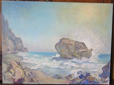 PAESAGGIO DI MARE FIGURA DI