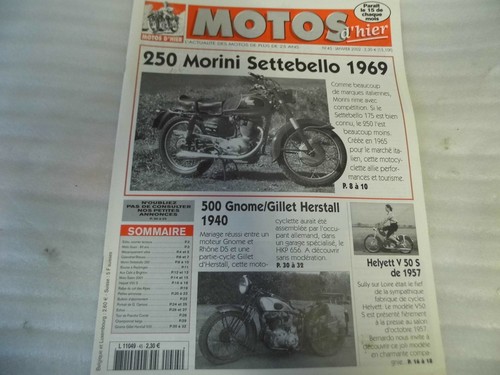Revue motos hier - motos, n°