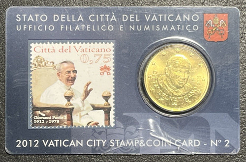 Vaticano stamp coin card - stamp, &