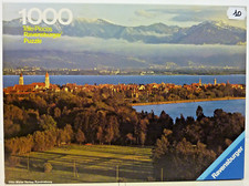 Puzzle Old Stock Ravensburger 1000 pz - Lindau ~ Lago di Costanza~Bodensee