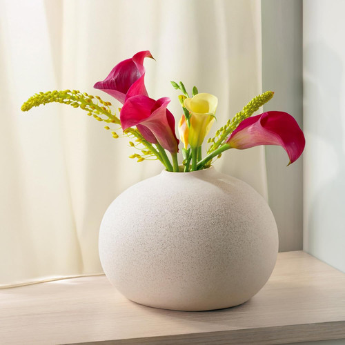 Vaso bianco ceramica - vaso,