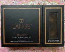 L'ange Brilliante clip extension capelli umani bruna auburn marrone set 7 pezzi